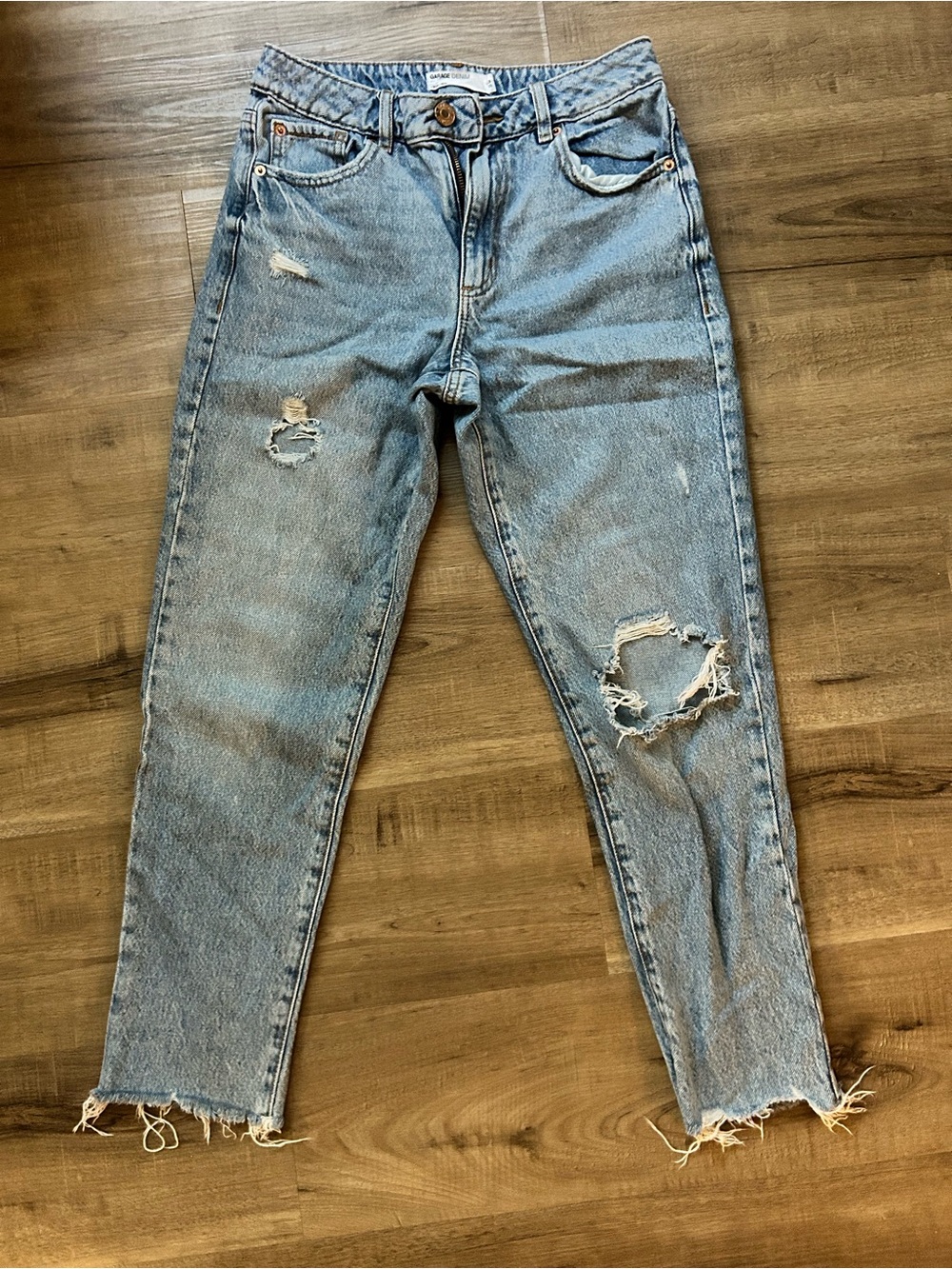 Garage Denim High-Waisted Mom Jeans – Size 26